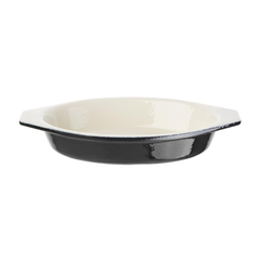 Vogue Gratinschale 650ml schwarz oval