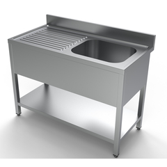 Combisteel 600 Spültisch Grundboden 1 Rechts 1200