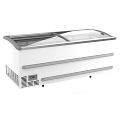 Combisteel Supermarkt Tiefkühltruhe Weiß 2125  Manuelles Auftauen – Breite 2124 – Art.-Nr.: 7072.0055