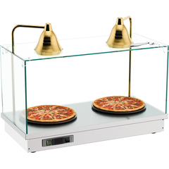 Combisteel Einbauheizplatte mit 2 Wärmelampe