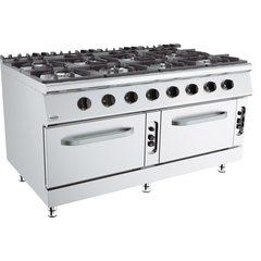 Combisteel Base 900 Gasherd 8 Br. mit Gasbackofen
