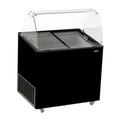 Combisteel Speiseisvitrine Corsica Schwarz 6X5 Lt