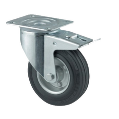 Prismafood Rad mit Bremse für Arbeitsschränke