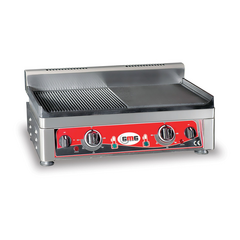 GMG Elektro-Grillplatte GP5530EG 52x24 cm, ½ Glatt, ½ Gerillt