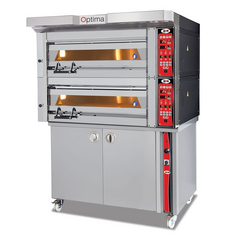 GMG Bäckerei- & Konditoreiofen PB2M-84 mit 2 Backkammern, Vollschamott und Gärschrank