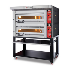 GMG Bäckerei- & Konditoreiofen PB2T-84 mit 2 Backkammern, Vollschamott und Untergestell