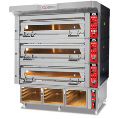 GMG Bäckerei- & Konditoreiofen PB3M-128 mit 3 Backkammern, 3 Gärkammern und Vollschamott