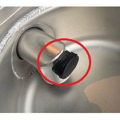 Combisteel Gummi-Abdeckkappe für 7075.01Xx