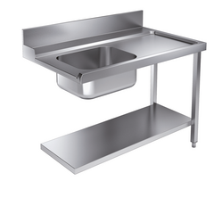 Combisteel Zulauftisch Grundboden 1200 Rechts für 7082.0070 - 0075