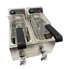 Combisteel Elektro Tischfriteuse 2X4 L