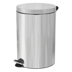 Pedal-Abfalleimer, 20 Liter, poliert