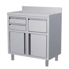 Combisteel Edelstahl Kaffee Arbeitstisch 1000X600X1150