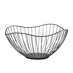 Brot-/Obstkorb schwarz, Ø 270, H. 130 mm