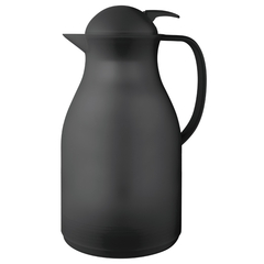 Isolierkanne, Drehverschluss mit Drucktaste, schwarz, 1,5 Liter