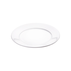 Flacher Teller, reinweißes Hotelporzellan, Serie Isabell, Stalgast, Ø 230 mm