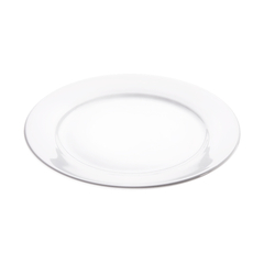 Flacher Teller, reinweißes Hotelporzellan, Serie Isabell, Stalgast, Ø 260 mm