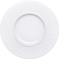 Pasta-/Dessertteller, flach, Serie Rosa, weiß, Ø 300 mm, 6 Stück