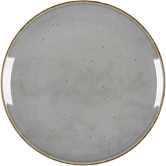 Teller flach, Serie Hotel, grau, braun gesprenkelt, Ø 280 mm, 12 Stück