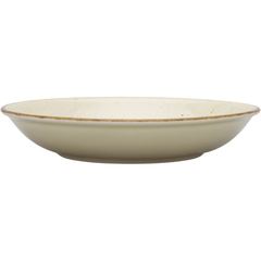 Teller tief, Serie Hotel, cremefarben, braun gesprenkelt, Ø 230 mm, 12 Stück