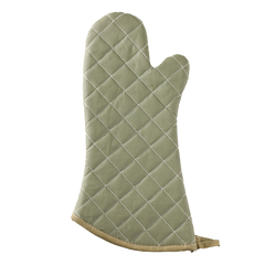 Küchenhandschuhe, zwei Finger, Baumwolle mit feuerfester Beschichtung, L. 430 mm