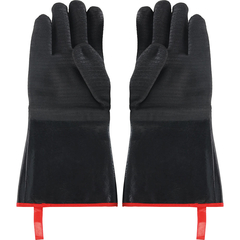 Ofenhandschuhe, Neopren, hitze- und ölbeständig, schwarz, L. 350 mm