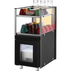 Milchkühlschrank mit Tassenwärmer, 2 beheizbare Ebenen, 310x430x640 mm (BxTxH), 0,17 kW