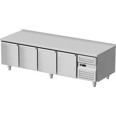 Unterbaukühltisch, 4-türig, GN 1/1, 2000x700x600 mm (BxTxH)