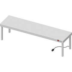 Stalgast Edelstahl Wärmebrücke 1-etagig 1000x400x400 mm mit Keramik-Infrarot-Strahlern