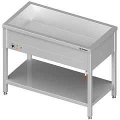 Stalgast Edelstahl Bain-Marie Standgerät mit einem Becken, für 3x GN1/1085x600x850 mm