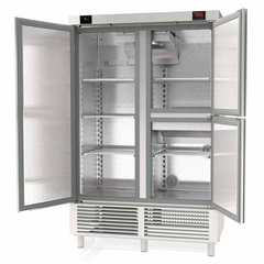 Vaiotec Topline Reifeschrank Dry-Aging 2 Zonen, Edelstahl, Abtropfen und Trocknen, 956 + 245 Liter, 1370 x 735 mm