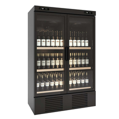 Vaiotec Topline Weinkühlschrank Schwarz, 2 Zonen symmetrisch, 1000 Liter, 1250 x 770 mm