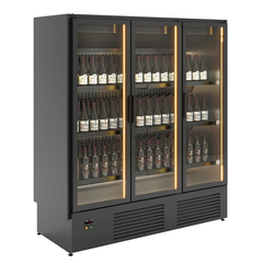 Vaiotec Topline Weinkühlschrank Schwarz, 1690 Liter, 1908 x 805 mm