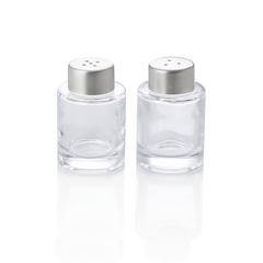 Was Germany Mini Salz-/Pfefferstreuer Set, Ø 4 cm, Höhe 6 cm, Chromnickelstahl 18/8, Glas