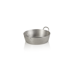 Steel & Style Mini Paella Pfanne HERITAGE, Ø 10 cm, 150 ml, Chromnickelstahl 18/8