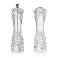 Was Germany Salzstreuer und Pfeffermühlen Set mit Keramikmahlwerk CLASSIC MILL ACRYL, Höhe 20,5 cm, Acryl