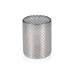 Yuyu Nubs Metallic Cylinder, Ø 8 cm, Höhe 10 cm, Glas
