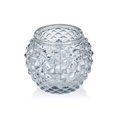 Yuyu Ball Smoke Grey, Ø 7,5 cm, Höhe 6 cm, Glas