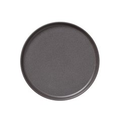 Rockzzero Teller Set, flach, Ø 28 cm, stone grey, Set á 6 Stück, Steinzeug