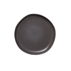 Rockzzero Teller Set, flach, Ø 22 cm, stone grey, Set á 6 Stück, Steinzeug