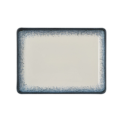 Was Germany Teller Set VIDA MARINA, flach, 23 x 17 cm, marina, Set á 6 Stück, Porzellan