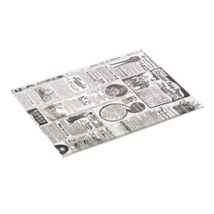 Was Germany Burgerpapier Times White Set WRAP & GO, 25 x 20 cm, Set á 1000 Stück, Fettpapier