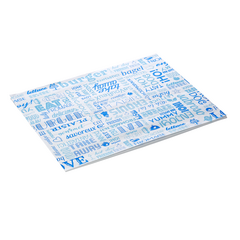 Was Germany Burgerpapier Fish Set WRAP & GO, 28 x 34 cm, Set á 1000 Stück, Fettpapier