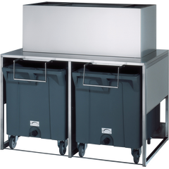 BREMA Sammelbehälter - Kapazität: 2x108 kg / Reserve: 50 kg