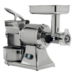 Prismafood Fleischwolf/Käsereibe-Kombi - Gusseisenmahlgruppe - Produktion FW: 200 kg/Std - KR: 50 kg/Std