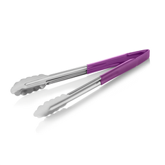 Was Germany HACCP Universalzange HACCP TONGS, 30 cm, lila, Chromstahl 18/0