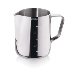 Was Germany Gießer, 0,6 ltr., Ø 7,5 cm, Höhe 11 cm, beidseitige Skalierung, Chromnickelstahl