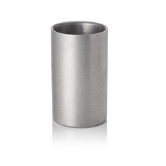 Was Germany Flaschenkühler, Ø 12 cm, Höhe 19 cm, vintage, doppelwandig, Chromnickelstahl, PVD Beschichtung