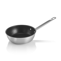 Was Germany Sauteuse COOKWARE 21 mit Antihaftbeschichtung, Ø 20 cm, 1,25 ltr., Chromnickelstahl 18/10