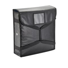 Was Germany Isoliertasche, für 2 Pizzen, 51 x 51 x 11 cm, schwarz, Kunststoff, Aluminium