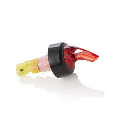 Was Germany Ausgießer Set, 5,0 cl, gelb, Set á 12 Stück, Kunststoff, Edelstahl